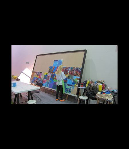 2011 Abu Dhabi Art Fair - Art Zone Murals - Abu Dhabi