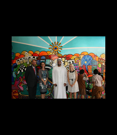 2013 Al Muna Primary School Mural - Abu Dhabi