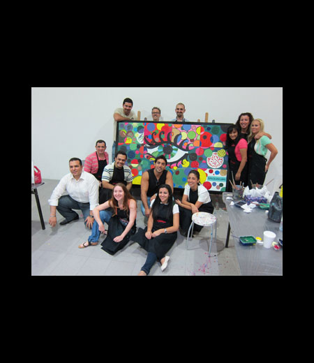 2012 Bausch + Lomb Jam Jar Corporate Mural - Abu Dhabi