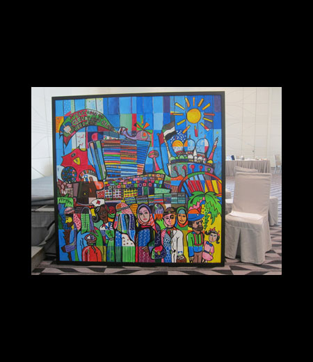 2012 Cleverland Clinic - Team Building Mural - Abu Dhabi