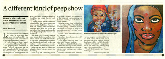 Khaleej Times 23 October 2009