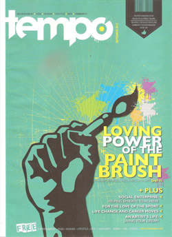 Tempo Magazine 2012 - Loving Power Of The Paint Brush Transforming Lives Through Art