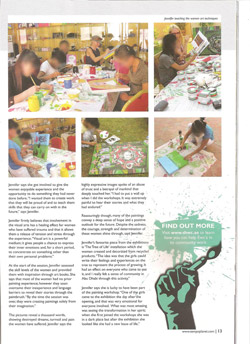 Tempo Magazine 2012 - Loving Power Of The Paint Brush Transforming Lives Through Art