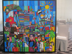 2012 Cleverland Clinic - Team Building Mural - Abu Dhabi